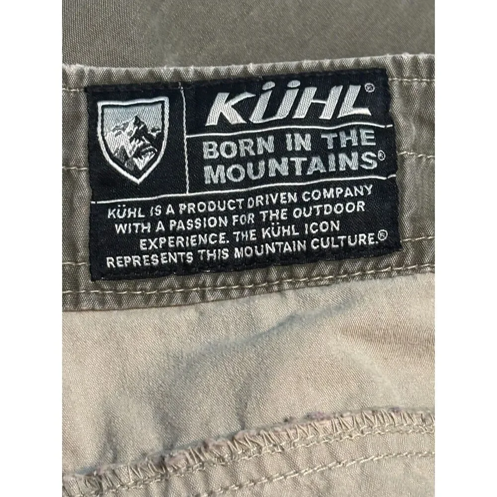 KUHL Revolvr Men’s 40x30 Olive Green Hiking Outdoor Pants Gorpcore